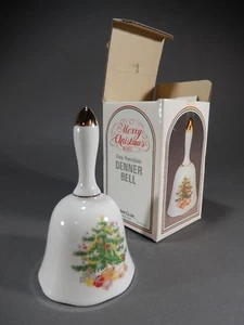 Jay Import Company Inc. Merry Christmas DINNER BELL Fine Porcelain in Box Japan - Picture 1 of 5
