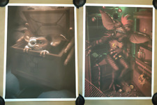 Gizmo and Stripe (Gremlins) 18x24 Matching Prints Hand-Numbered # 39/100