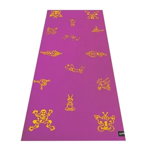 Estera de yoga pegajosa para niños - 3 mm de grosor (60”L x 24”W) alfombrilla de piso plegable ecológica para gimnasio - Imagen 1 de 140