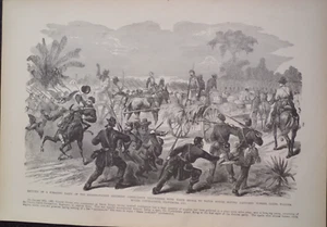 Baton Rouge LA Captured Contraband African American Civil War Frank Leslie's - Picture 1 of 1