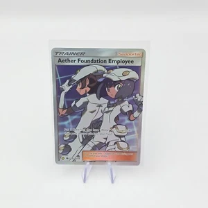Aether Foundation Employee Trainer SV81/SV94 - Hidden Fates Pokemon Card - Picture 1 of 3