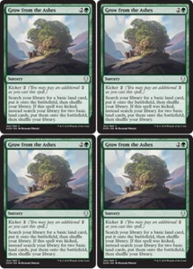 MTG - 4x GROW FROM THE ASHES - Dominaria (C) - Picture 1 of 1