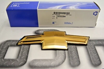 Chevrolet Equinox 2006 2007 2008 2009 pajarita dorada parrilla delantera emblema OEM nuevo Foto 1 de 3