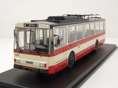 Skoda 14TR Bus Funghi Cz Beige Rosso Modellino Auto 1:43 Premium ClassiXXs - Immagine 1 di 4
