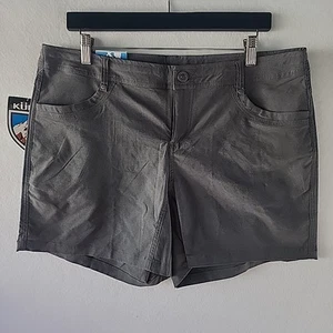 Kuhl Women’s Trekr Shorts Size 14 Charcoal 5.5” Inseam NEW! - Picture 1 of 7
