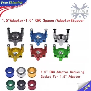 1.5" Adapter/1.0" CNC Spacer/Adapter&Spacer For 66cc 80cc Motorized Bicycle - Picture 1 of 21