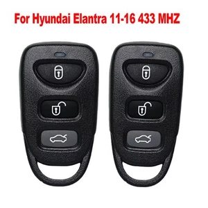 2 Remote Control Key Fob for Hyundai Elantra 2011 2012 2013 2014 2015 OSLOKA360T - Picture 1 of 5