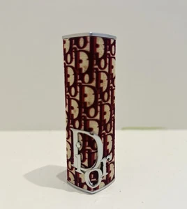 Limited Edition Dior Addict Couture Burgundy Cream Jacquard Lipstick Case NEW - Picture 1 of 4