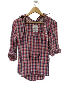 Next Urban Outfitters kariertes Flanellhemd Damen rot 100 % Baumwolle Hemd Größe 12 - Bild 1 von 11