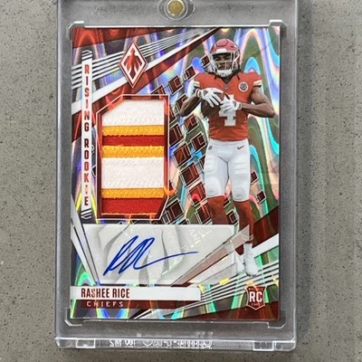 2023 Panini Phoenix Lava Rashee Rice Three Color SSP RPA Rookie Patch Auto RC - Image 1 of 2