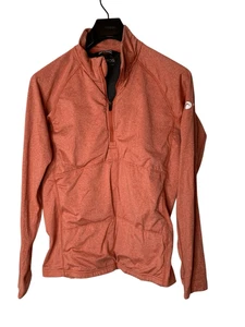 Oros Heather Orange Explorer Pullover Thermo Langarm Reißverschluss Herren Medium - Bild 1 von 5