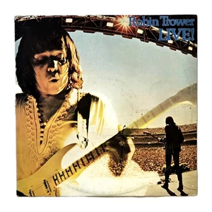 ROBIN TROWER "Live!" RARE 1975 1st AUSSIE PRESS 'GREEN CHRYSALIS' 12" VINYL LP - Picture 1 of 4