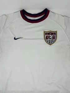 Maglia calcio vintage anni 2000 Nike USMNT USA bianca (L) - Foto 1 di 9