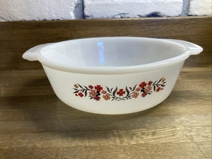 Fire King Anchor Hocking Primrose Baking Dish Very Good Cond 8”x 2.5” - Picture 1 of 4