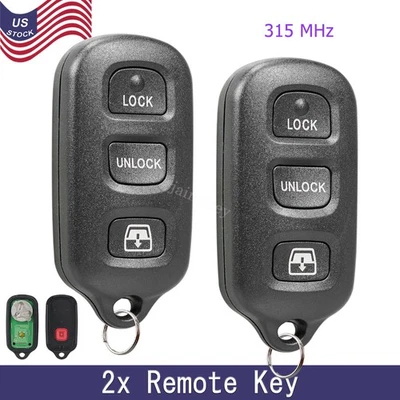 2 For 2002 2003 2004 2005 2006 2007 Toyota Sequoia 4 Runner Keyless Remote Fob - Image 1 of 4