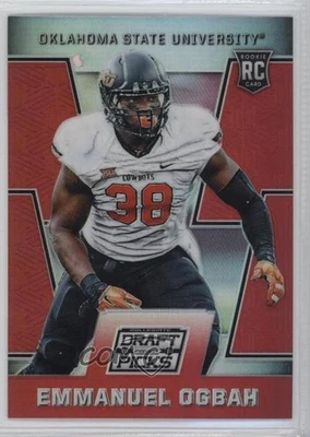 2016 Panini Prizm Collegiate Draft Picks Red Emmanuel Ogbah #177 Rookie RC - Image 1 of 2