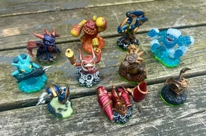 ¡Lote de 10 figuras Skylanders figuras de aventura de Spyro! Slam Bam, Bash, etc. - Imagen 1 de 2