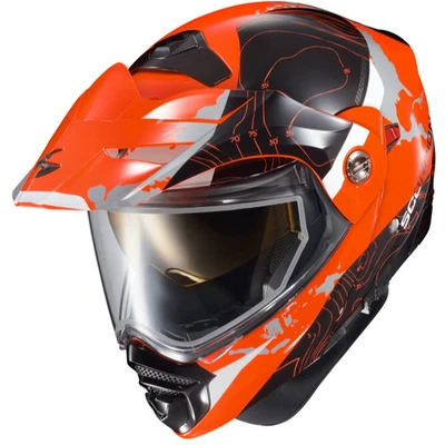 *FREE SHIPPING* SCORPION EXO-AT960 COLD WEATHER TOPOGRAPHIC HELMET DUAL - Image 1 of 4