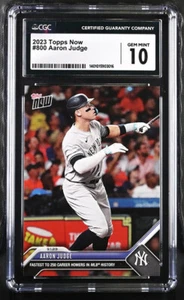 2023 TOPPS NOW AARON JUDGE #800 FASTEST TO 250 CAREER HRS CGC 10 GEM MINT - Picture 1 of 2