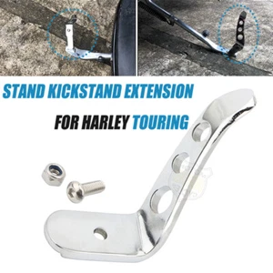 Motorcycle Stand Kickstand Extension Kit For Harley Touring Street Electra Glide - Picture 1 of 9