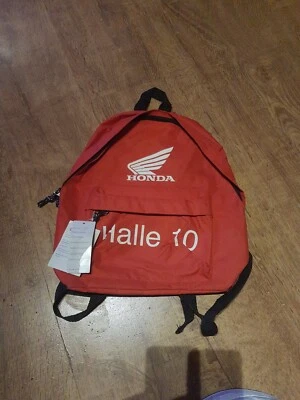 Honda Rucksack von der Motorradmesse neu unbenutzt rot wurde nie benutzt  - Bild 1 von 4