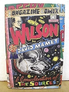 Wilson A Consideration of the Sources David Mamet Signed 1st ED Comix 2001 HBDJ - Imagen 1 de 2