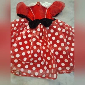 Disney Minnie Mouse Girls 7-8 Costume Dress Tulle Skirt Halloween - Picture 1 of 15
