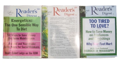 Reader's Digest Magazines 1970 Lot of 3 - Image 1 of 4