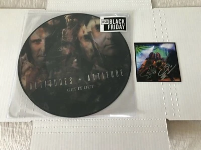 Altitudes-GET IT OUT-*ELLEFSON AUTOGRAPH*-RSD BF MEGAFORCE RECORDS MEGADETH NEW - Image 1 of 4
