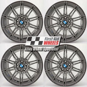 4X 19" GENUINE STYLE 225M MV4 FERRIC GREY 8J ALLOY WHEELS fit 1 2 SERIES S524FG4 - Picture 1 of 2