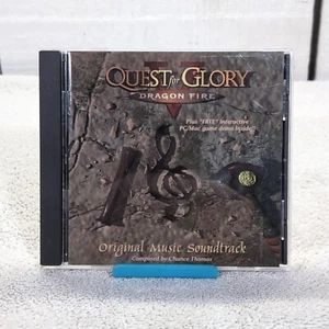Quest for Glory 5 Dragon Fire Original Music Soundtrack CD 1997 Sierra Demo - Picture 1 of 4