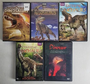 Dinosaur Dvd Lot:  5 discs of dinos! Allosaurus, Paleontology! - Picture 1 of 3