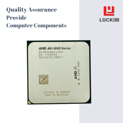 AMD A8-3850 CPU - Socket FM1 4 Cores 4 Threads 2.9GHz 1MB L2 Cache 4MB L3 Cache - Image 1 of 4