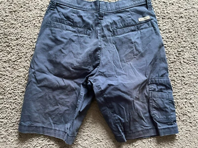 Pantalones Cortos Dickies Para Hombre 30 Tostado Temp iQ Híbrido Enfriamiento Frente Plano Carga Trabajo Azul Foto 1 de 4