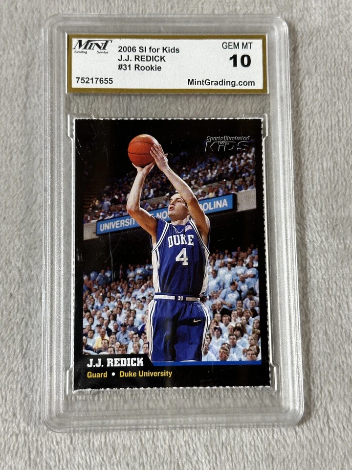 2006 SI Sports Illustrated For Kids JJ Redick Gem Mint 10 - Image 1 of 1