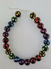 Gumball Necklace 50s Rockabilly PinUp Costume Bead Beads Rainbow Polka Dot Spot