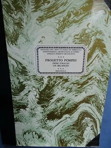 ARCHEOLOGIA-PROGETTO POMPEI-PRIMO STRALCIO-UN BILANCIO-CATALOGO MOSTRA 1988 - Imagen 1 de 5