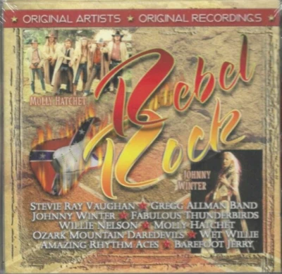 Rebel Rock,NEW CD Original Tracks , Greg Allman, Steve Ray Vaughan, Jonny Winter - Image 1 of 2