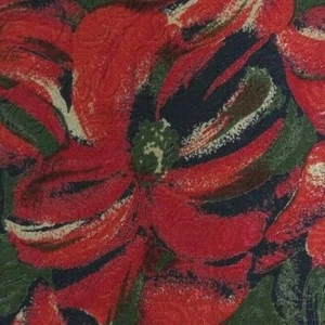 Red Floral PIERRE CARDIN Silk Tie  - Picture 1 of 8