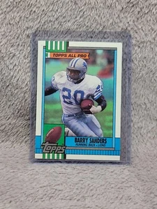 Barry Sanders 1990 Topps Football #352 NM/Mint All Pro - Picture 1 of 7