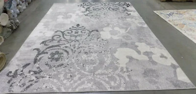 Alfombra manchada PLATA/MARFIL 8' X 10' precio reducido 1172584789 ADR114B-8 Foto 1 de 4