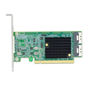PCI Express 4.0 x16 to Two SlimSAS SFF-8654 8i Retimer Adapter - Picture 1 of 4