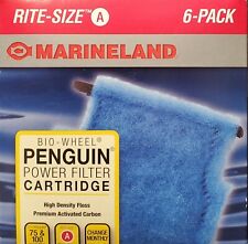 Marineland Penguin Power Rite-Size Filters - Size A, Pack of 6 (PA0135-06)