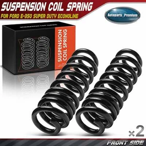 2x Front Left&Right Coil Springs for Ford E-350 Super Duty Econoline Super Duty - Picture 1 of 9