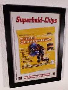 Time commando ps1 Werbeblatt Gerahmt Poster Ad Page framed Werbung  - Bild 1 von 2