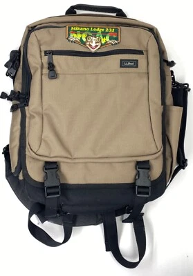 Mochila LL Bean 0NDS5 Verde Oliva Laptop Bolsa Suave Equipaje Bolsillo Bandolera LEER Foto 1 de 4