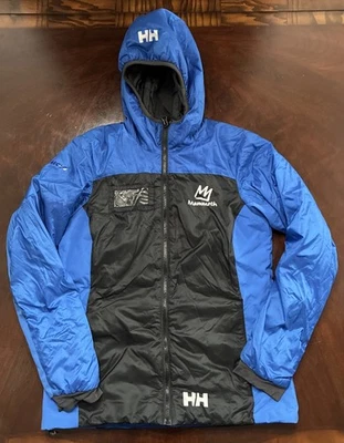 Helly Hansen Jacket Womens Medium Blue Black Mammoth RECCO Hooded Coat - Image 1 of 4