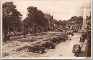 Vintage Postcard Harrogate England Cars Photochrom - Picture 1 of 2