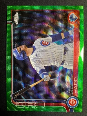 Topps 2025 cromo Ian Happ Green Wave 51/99 - Chicago Cubs Foto 1 de 4