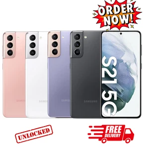 Samsung Galaxy S21 128GB Black White Purple SM-G991U1 Unlocked Pristine A+ - Picture 1 of 36